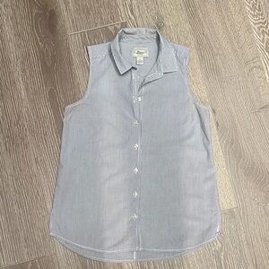 J. Crew Navy Striped Shirt